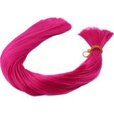 İlkyaz Fashion Koyu Fuşya Renkli Sentetik Boğum Saç - 1kg ILKYZ-PRK34