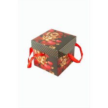 İlkyaz Fashion Love Yazılı Kare Hediyelik Kutu 10 cm