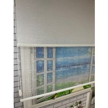 İREMKARAHOME Çift Mekanizmalı Tül ve Stor Perde - Model 10