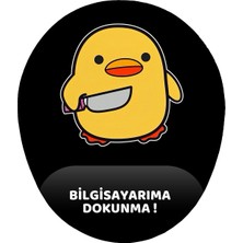 Hamiki Bela Ördek Bilgisayarıma Dokunma Bilek Destekli Mouse Pad Ergonomik Kaymaz Taban Mousepad Fare Altlığı