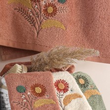 Maribor Collection Arnas - %70 Bambu / %30 Pamuk Nakışlı El Havlusu - 6' Lı Set 50X90