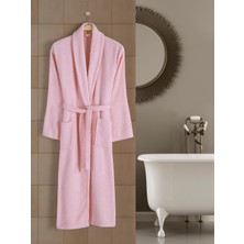 Eymir Home Collection Şalyaka Yetişkin Bornoz Pudra