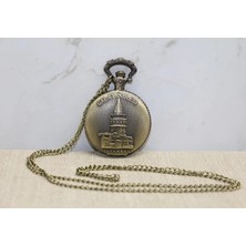 İlkyaz Fashion Galata Kulesi Tasarımı Köstekli Saat ALK4383 ILKYZ-KRGRS34