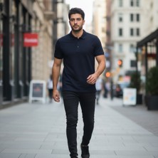 Bite Nose Renk Seçenekli Erkek Polo Yaka Tişört – Günlük & Şık Pamuklu Slim Fit