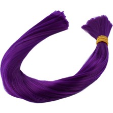 İlkyaz Fashion Koyu Mor Renkli Sentetik Boğum Saç - 1kg ILKYZ-PRK34