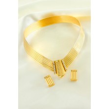 İlkyaz Fashion Lak Kaplama Trabzon Burması Set