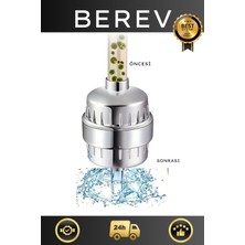 Berev Duş Banyo Mutfak Filtresi Klor Kireç Kötü Koku Toksinlere Karşı Etkili Su Arıtma Filtresi