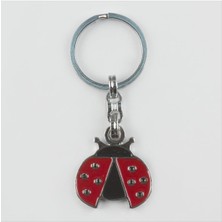 İlkyaz Fashion Uğur Böceği Figürlü Metal Anahtarlık