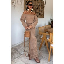 Lijuri Karpuz Kollu Etnik Triko Takım 10094 R3-J-K4