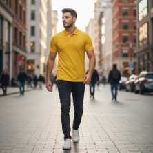 Bite Nose Renk Seçenekli Erkek Polo Yaka Tişört – Günlük & Şık Pamuklu Slim Fit