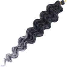 İlkyaz Fashion Su Dalgası Saç - Gri Ombreli ILKYZ-PRK34