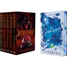 İndigo Kitap Ateşpare 5 Kitaplık Kutulu Set - Ciltli ve Gökçen 2 Geride Kalanlar Yan Boyalı