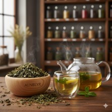 Alanbiliyor Yeşil Çay Yaprak 1 kg Taze ve Doğal Yumuşak Içimli