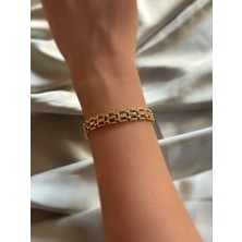 Aurah Taşlı Hasır Bileklik