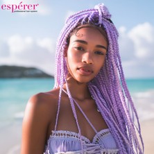 İlkyaz Fashion Sentetik Örgülük Saç Esperer 100 Gr. - Lila ILKYZ-PRK34