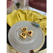 İlkyaz Fashion Decohandy 39CM Çiçekli Jüt Örme Supla Amerikan Servis ILKYZ-KRGRS34