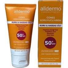 Alldermo Spf 50+ Kuru Hassas Cilt Krem 50 ml Tüp