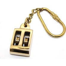 İlkyaz Fashion Pirinç Anahtarlık KSK2114 ILKYZ-KRGRS34