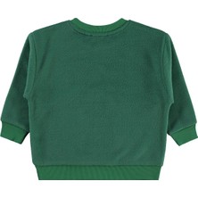 Civil Boys Geyik Nakışlı 2-5 Yaş Sweatshirt - Yeşil 3-4 Yaş