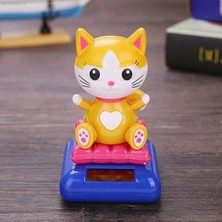 İlkyaz Fashion Güneş Enerjili Solar Sallanan Kedi ILKYZ-KRGRS34