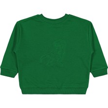 Civil Boys Dinozor Nakışlı 2-5 Yaş Sweatshirt - Yeşil 5-6 Yaş