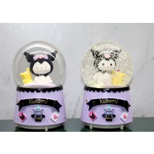 İlkyaz Fashion Kuromi Içi Dönmeli Püskürtmeli Işıklı Müzikli Kar Küresi Büyük Boy ALK3039 ILKYZ-KRGRS34