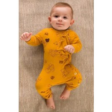 Love Giyim Yan Çıtçıtlı Şapkalı Tulum