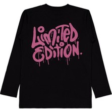 Civil Boys Limited Edition Baskılı 10-13 Yaş Sweatshirt - Siyah 11-12 Yaş