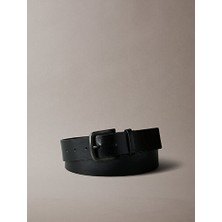 Calvin Klein Erkek Ck Round Buckle Tumbled Kemer 35MM