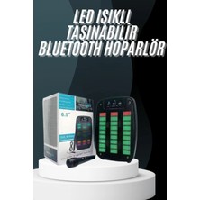 İlkyaz Fashion Bluetooth Hoparlör Taşınabilir Şarjlı Işıklı Büyük Boy Yüksek Ses Kaliteli ILKYZ-KRGRS34
