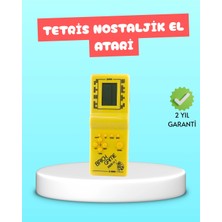 İlkyaz Fashion Taşınabilir El Aterisi Gameboy – Klasik Tetris Oyunu, Pil Ile Çalışan Mini El Konsolu Ilkyz-