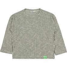 Civil Boys Dikey Çizgili 6-9 Yaş Sweatshirt