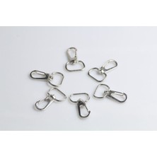 Orhan Çanta Gümüş 50'li Makrome Anahtarlık Halkası 2 cm