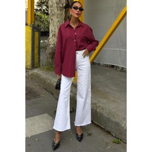 Lijuri Klasik Oversize Poplin Gömlek 3421 R8-H-K4