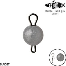 Mafsallı Kurşun - Hareketli Iğne Kurşunu - Fishack - 5 Gram - 5'li Paket