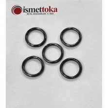 Orhan Çanta 2.5 cm Yuvarlak 3.8 mm Tel Kalınlık Aksesuar- 5 Adet -Metal Aksesuar