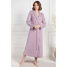 Mecit Pijama Mecit 6107 Gül Kurusu Kadın Büyük Beden Sabahlık