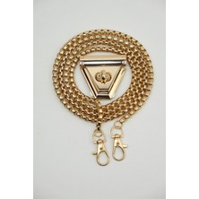 Orhan Çanta Metal Geçme Zincirli Çanta Cüzdan Yapım Seti Gümüş Renk