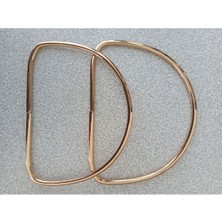 Orhan Çanta 13 cm D Model Gold Metal Çanta Sapı