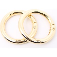 Orhan Çanta Yaylı Halka, Örgü ve Hasır Çanta Aksesuarı 6’lı Set 2.5 cm