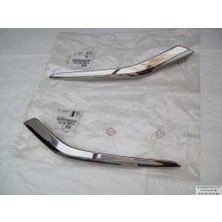 TŞT Peugeot 208 Ön Tampon Panjur Bandı Nikelaj Set 2015- (Oem No:  1613503380)