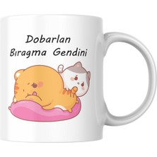 TakeTshirt Dobarlan Baskılı Kupa Bardak Komik Yazılı Hediyelik Çay Kahve Kupası