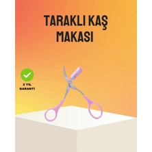 İlkyaz Fashion Kaş Düzeltme Makası Taraklı – Profesyonel ve Pratik Kaş Bakımı ILKYZ-KRGRS34