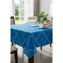 Pimula Home Su İtici Muşamba Kaplı Pamuklu Masa Örtüsü 140x140 cm | Piknik & Yer Sofrası Uyumlu