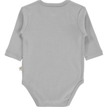 Civil Baby 3'lü Çıtçıtlı Badi - Açık Gri Düz Desenli 9-12 Ay Kumaş Özellikleri