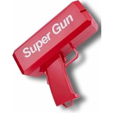 İlkyaz Fashion Para Dolar Saçma Para Atma Tabancası Otomatik Kırmızı Oyuncak ILKYZ-KRGRS34