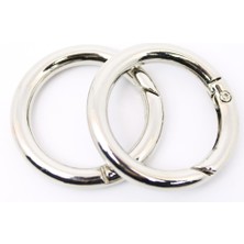 Orhan Çanta Yaylı Halka, Örgü ve Hasır Çanta Aksesuarı 6’lı Set 2.5 cm