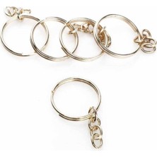 Orhan Çanta Zincirli Anahtarlık 5 cm 5&prime;li | Altın