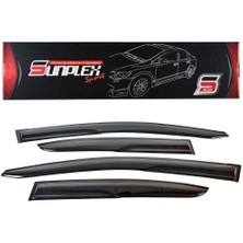 Sunplex Fiat Linea 2006-2015 Sport Style Cam Rüzgarlığı 4'lü