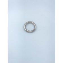 Orhan Çanta 2,5 cm Yaylı Halka 50 Adet Gümüş Renk